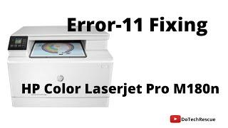 HP Color LaserJet Pro MFP M180n | "E 11" Error Fixing | HP original Chip Issue | #Hp #DotechRescue