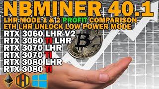 LOW POWER NBMINER 40.1 LHR UNLOCK | RTX 3060 RTX 3060 TI RTX 3070 RTX 3070 TI RTX 3080 RTX 3080 TI