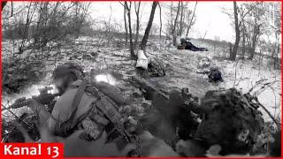 Real footage of the fierce 8-hour battle with North Korean soldiers in Kursk