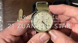 1963 Seagull 21 Zuan Red Star Chronograph Review #watchreview