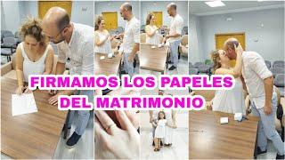 Firmamos los papeles del matrimonio/salón de Vanesa pintado y amueblado/novedad en el salón de mamá