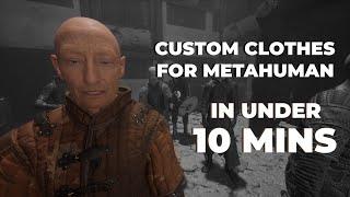 Custom Clothes for Metahuman in Unreal Engine — BEGINNER TUTORIAL