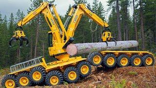 Extreme Dangerous Fastest Big Chainsaw Cutting Tree Machines | Monster Stump Removal Excavator #34