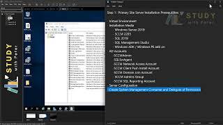 Step by Step SCCM/MECM 2203 Installation LAB - 01|  Primary Site Server Installation Prerequisites