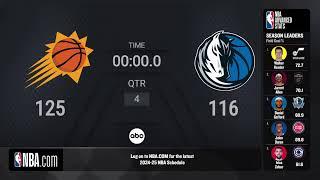 Phoenix Suns @ Dallas Mavericks | NBA on ABC Live Scoreboard