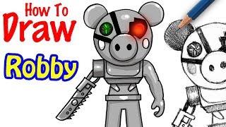 How to Draw Robby | Roblox Piggy