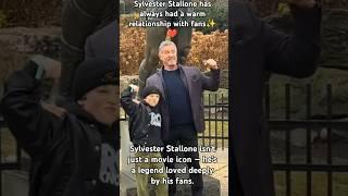 Sylvester Stallone has always had a warm relationship with fans #syl #love #shorts