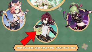 CONFIRMED!! 4 STAR CHARACTERS Of Version 5.1 PHASE 2 BANNERS, NEW EVENTS & REWARDS - Genshin Impact