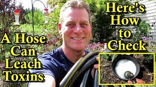 How Garden Hoses Leach Toxic Chemicals & the Easy Fix: Foaming Water & A Minty Smell are a Sign!