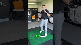 Golf Hack To Stop Early Extension! Easy Tip for Better Swings!  #golftips #golf #golfswing