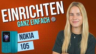 Nokia 105 2023 Ersteinrichtung / erste Schritte