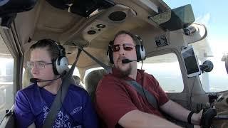 Quick Flight from Athens, GA to Augusta, GA on a warm september afternoon w/ Full ATC Audio