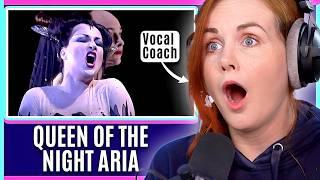 The Hardest Aria on Earth?  | Vocal Coach Analysis ‘Queen of the Night’ Diana Damrau Reaction