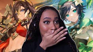 Reacting to Genshin Impact Character Demos!