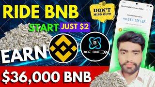 Earn Free BNb coin | ride bnb full plan in hindi | ride bnb full business plan in bangla