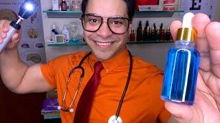 ASMR Doctor Fast Cranial Nerve Exam Male Roleplay (Medical Exam, Light Triggers, Ear, Eye Exam)