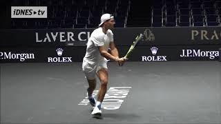 Rafael  Nadal Practice at Laver Cup, 21 Sept 2017