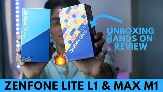 Asus Zenfone Lite L1 & Max M1 Unboxing | Hands On Review  Everything you need to know!