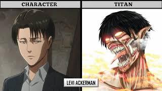 WHEN AOT CHARACTERS TURN INTO TITAN [SEASON 4][SPOILER]