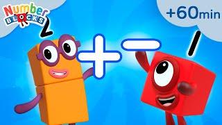 Learn Addition and Subtraction Level 1 | Learn to Count | Maths Cartoons for Kids | Numberblocks