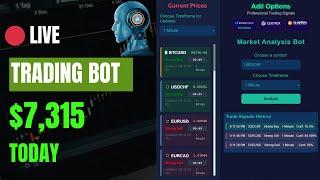 AI Trading Bot Made $7,315 on Pocket Option | Live Binary Option Trading