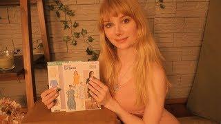 ASMR Summer 2019 Sewing Patterns  Whisper / Crinkles / Paper Sounds