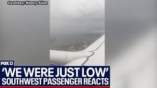 Passenger shares video from inside Southwest plane that flew too low