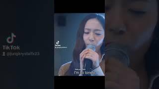 Krystal Jung singing in the drama Crazy Love