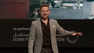 Laurence Kemball-Cook at EmTech MENA 2019: Smart city Technology that converts footsteps into energy