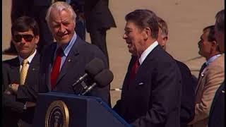 President Reagan's Remarks on Arrival in West Lafayette, Indiana on April 9, 1987