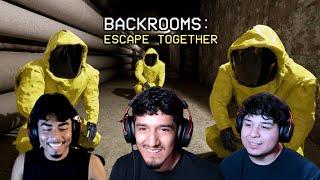 3 IDIOTS TRY TO ESCAPE THE BACKROOMS!! (Ft. Gerohan & ActuallyJose)