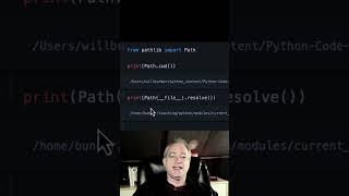 MODERN Python way to find current directory and file's directory #shorts