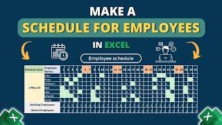 Make a Work Schedule for Employees in Excel