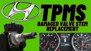 Hyundai TPMS Metal Valve Stem Replacement & Reset