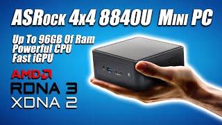 The All-New ASRock 4X4 8840U Is A Super FAST Ultra Tiny Mini PC! Hands On