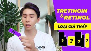 các loại RETINOL, tretinoin Rx giá rẻ nhưng cực kì hiệu quả !!! RETINOL màng bọc phân tử ?? @1M88