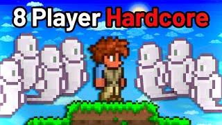 Terraria multiplayer Hardcore (Mute on death).