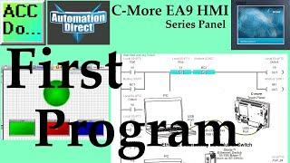 C-More First Program - EA9 HMI Series Panel