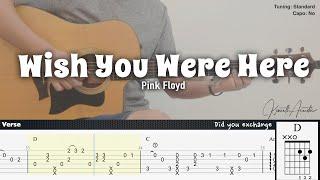 Wish You Were Here - Pink Floyd | Fingerstyle Guitar | TAB + Chords + Lyrics