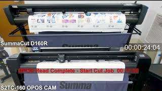 Timed comparison of Summa Summacut and OPOS CAM roll cutters