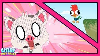 HeiHei vs. Pua | Chibi Tiny Tales | Moana | @disneychannel