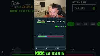 Dice stake #mattdrenaline  #stake #clips #shorts #gamble #casino #maxwin #money