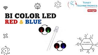 Bi Color LED RED & BLUE | Tenet Technetronics