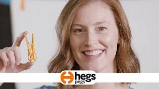 HEGS - Pegs with hooks. Made in Australia, a stronger, more superior peg.