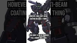 RGM 86RF FA GM III Powered Full Armor Bulldog #moon #gundam #gundaminfo #gundamfacts #gundamyoutube