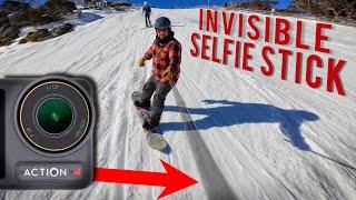 DJI Action 4 Invisible Selfie Stick MODE! 