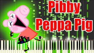 FNF x Pibby vs Peppa Pig MIDI (Auditory Illusion) | Peppa Pig Piano sound