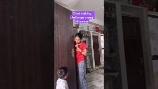 Bangles making challenge with Mumy / Navratri churi making ideas at home #shorts #viral