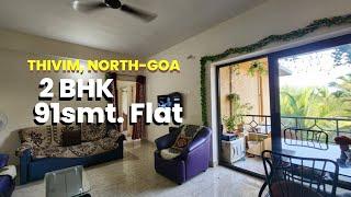 60Lakhs | 2 BHK Flat for Sale in Thivim-Mapusa, North Goa | 91sqmt | SRE4977G