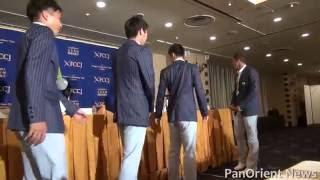 Rio Olympics' 400m Relay Silver Medalists Demonstrate Baton Pass バトンパスの実演